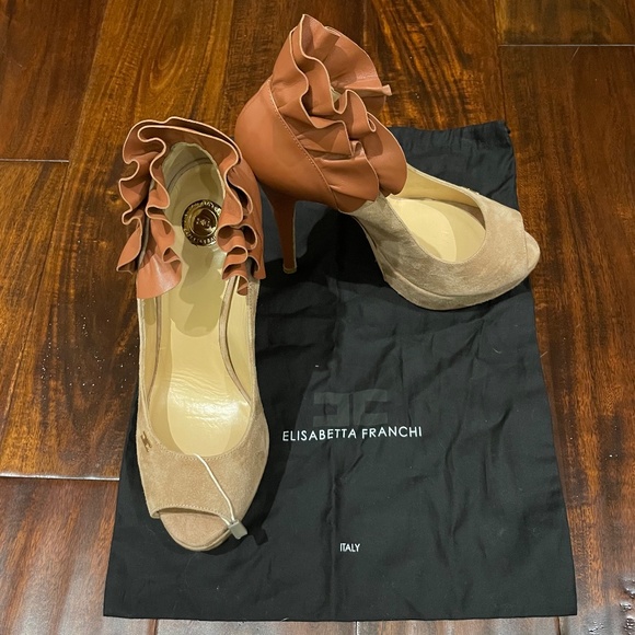 Never Worn Heels by Italian Designer Elisabetta Franchi - Picture 7 of 7